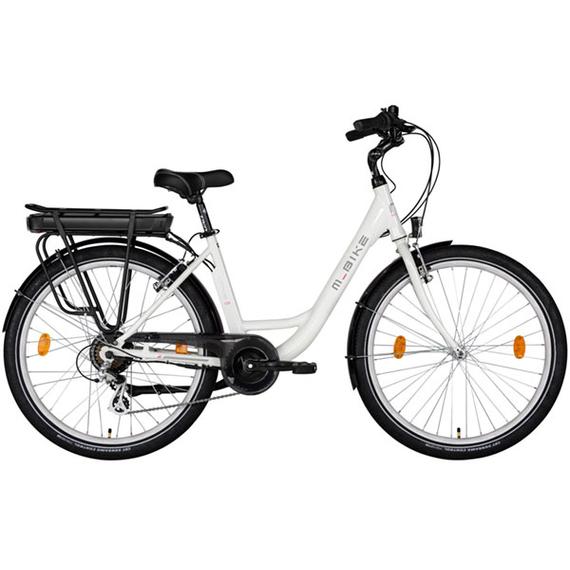 M-BIKE E-CITYLINE 728 selyem FEHÉR