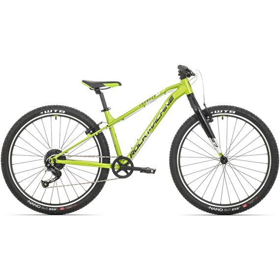 Rock Machine Thunder 27 VB 27.5"-os junior kerékpár [13.5", zöld-ezüst-fekete]