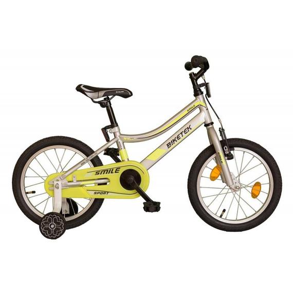 Kp Koliken 16" Biketek Smile kontrás ezüst-neon
